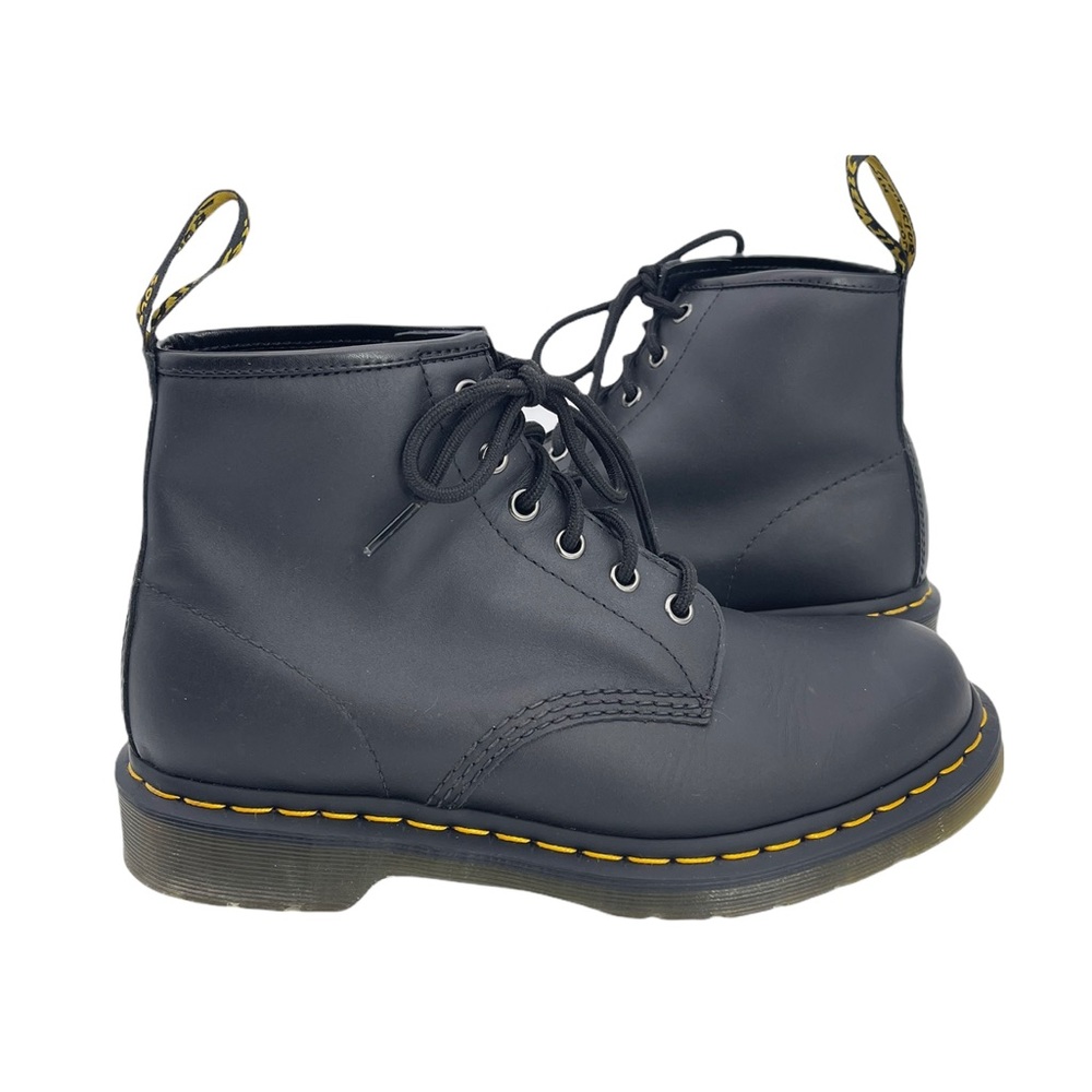 Dr. Martens Unisex Boots 101 Casual Lace-Up Ankle Smooth Leather Size 8